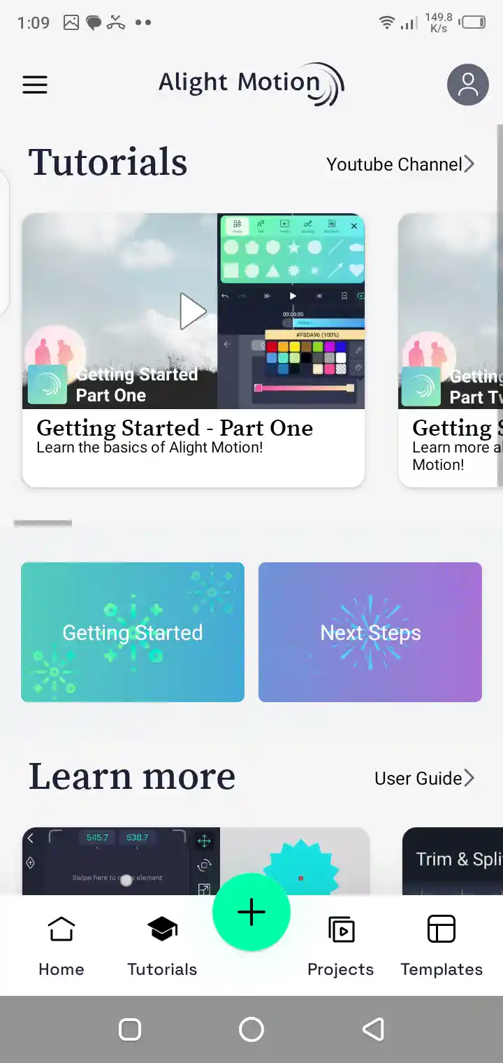 Screenshot Of After Motion Z Video Editor